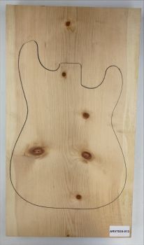 Body Swiss Pine, Unique Piece #013, 1-pc., 630 x 359 x 50mm